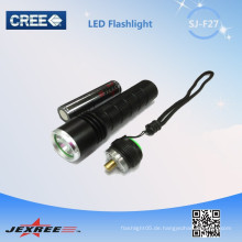 Jexree führte Taschenlampe führte wiederaufladbare taktische Taschenlampen in China gemacht